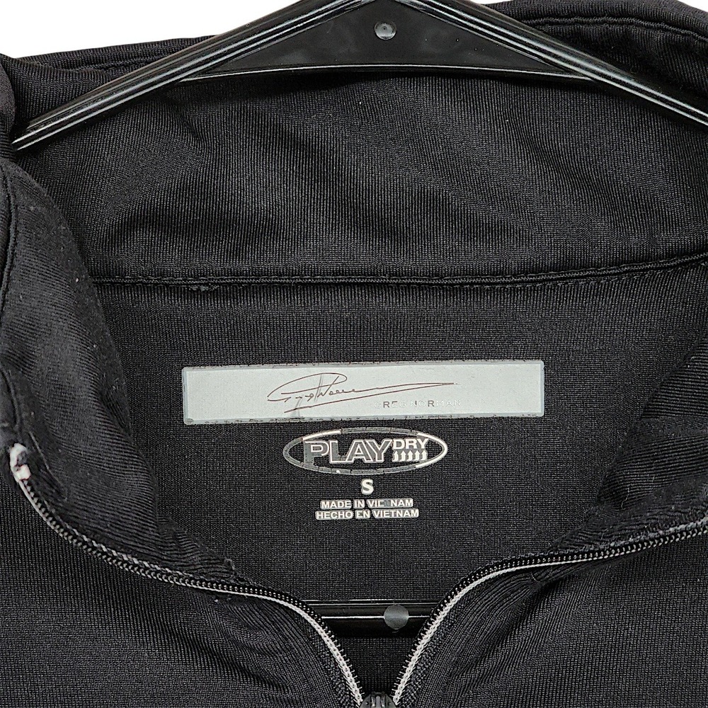 Greg Norman‎ 1/4 Zip Pullover S Men Black Play Dry Golf Active Breathable - Picture 3 of 13